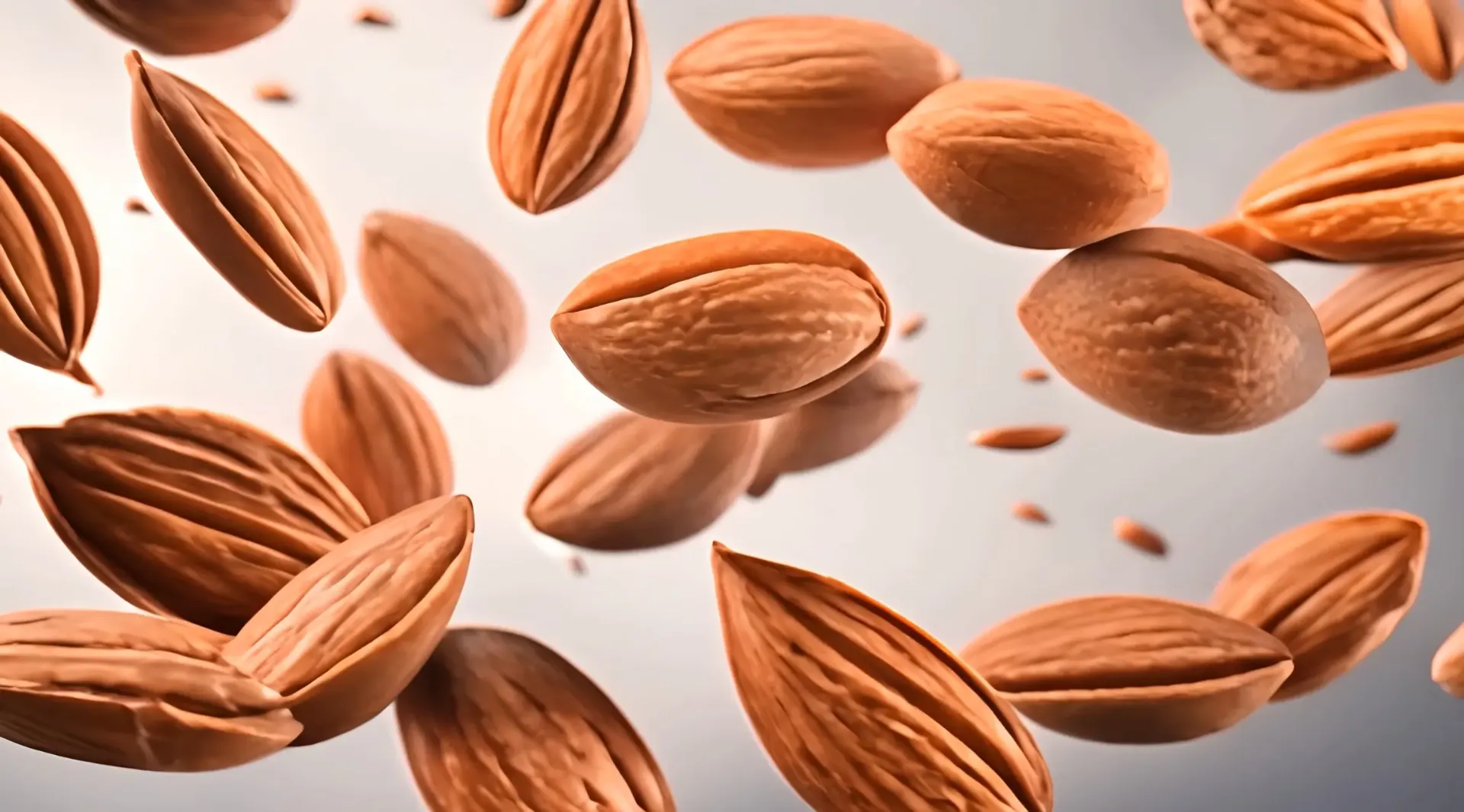 Floating Almonds Creative Video Backdrop